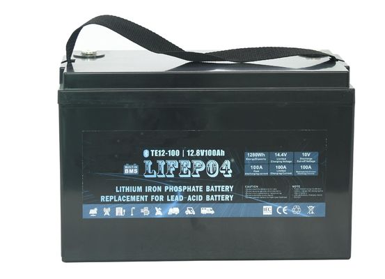 পোর্টেবল ABS 12v 100ah Lithium Lifepo4 ব্যাটারি ব্যাকআপ পাওয়ার জন্য