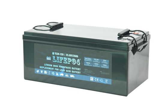 ব্যাকআপ পাওয়ারের জন্য পোর্টেবল 24V 100AH ​​Lifep04 লিথিয়াম ব্যাটারি