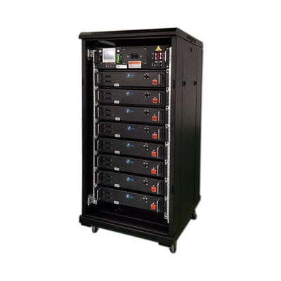 সোলার সিস্টেমের জন্য 51.2V 100AH ​​ব্যাটারি র্যাক 4800wh ব্যাটারি র্যাক সিস্টেম